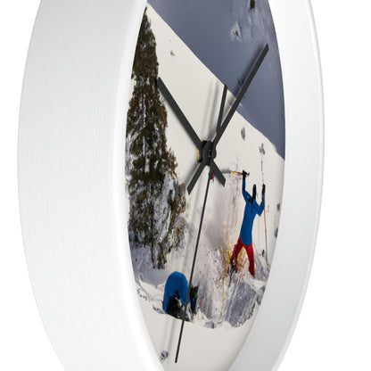 "Avalanche Avalanche: A Spontaneous Ski Trip Gone Wrong" - The Alien Wall Clock