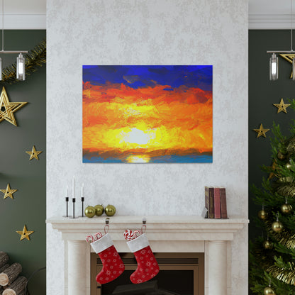 Sunrise Seascape Artist - Peter Ocean - Canvas