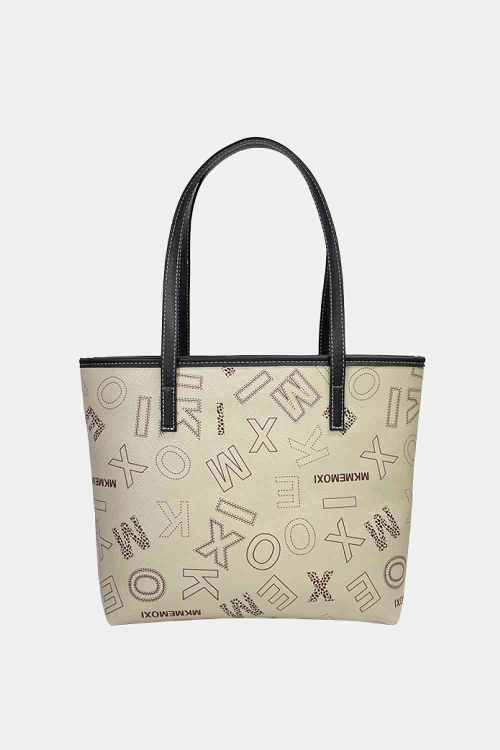 Bolso tote de cuero de PU estampado