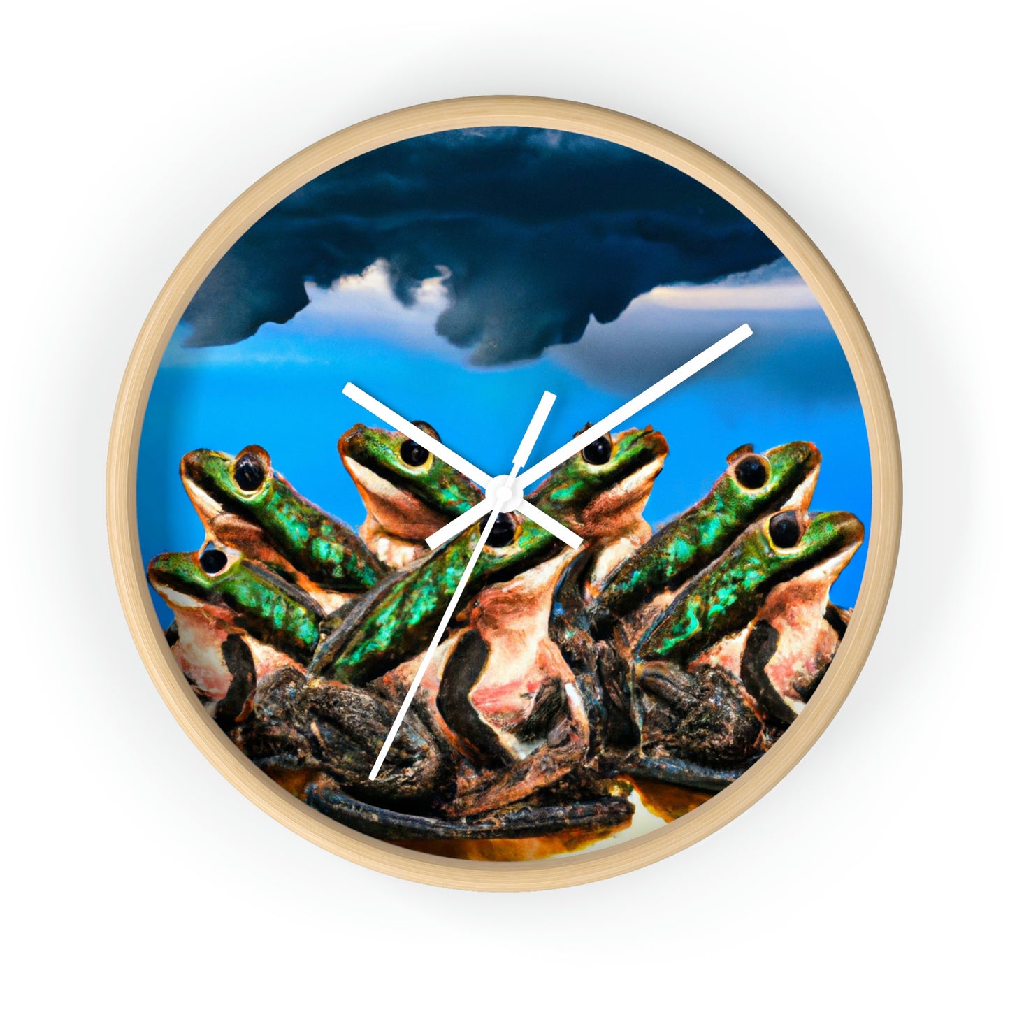 "A Frog Chorus in the Thunderstorm" - The Alien Wall Clock