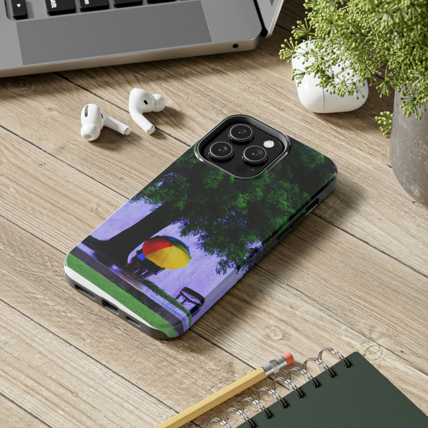 "Unter dem regnerischen Himmel." - Die Alien Tough Phone Cases