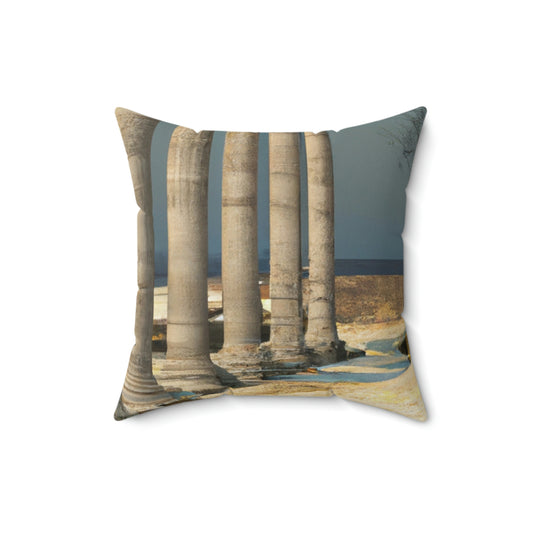 "Lost in Ancient Greece" - The Alien Square Pillow