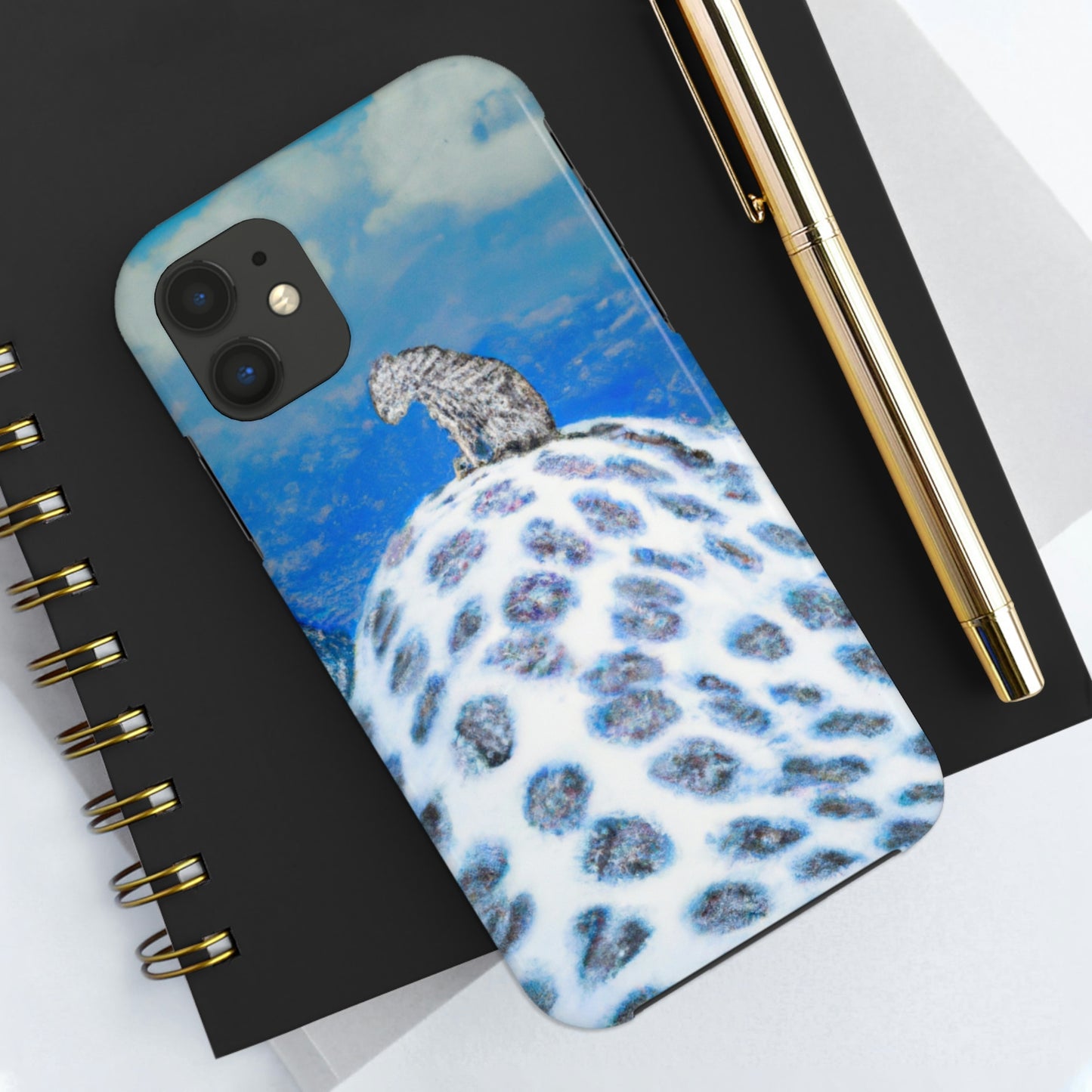 "Perca solitaria del leopardo de las nieves" - Las fundas para teléfonos Alien Tough