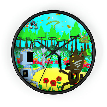 Robo Garden Wars - The Alien Wall Clock