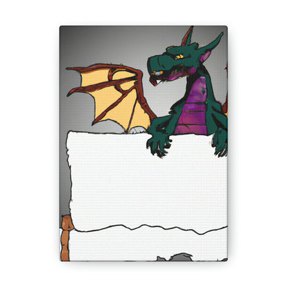 "Dragon's Secret Message" - The Alien Canva