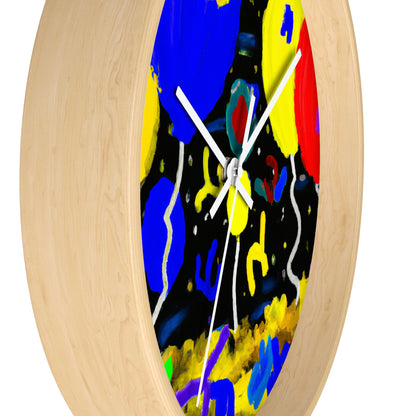 "A Starry Night Rainbow" - The Alien Wall Clock