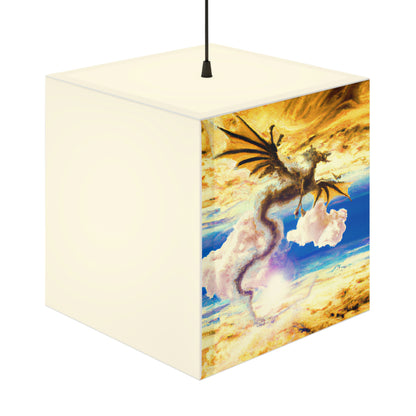 "A Heavenly Blaze with a Mystic Dragon" - The Alien Light Cube Lamp