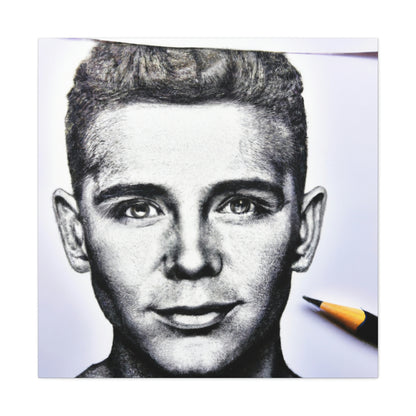 "Playing with Monochrome: Create a Celebrity Portrait with Pens" - The Alien Canva