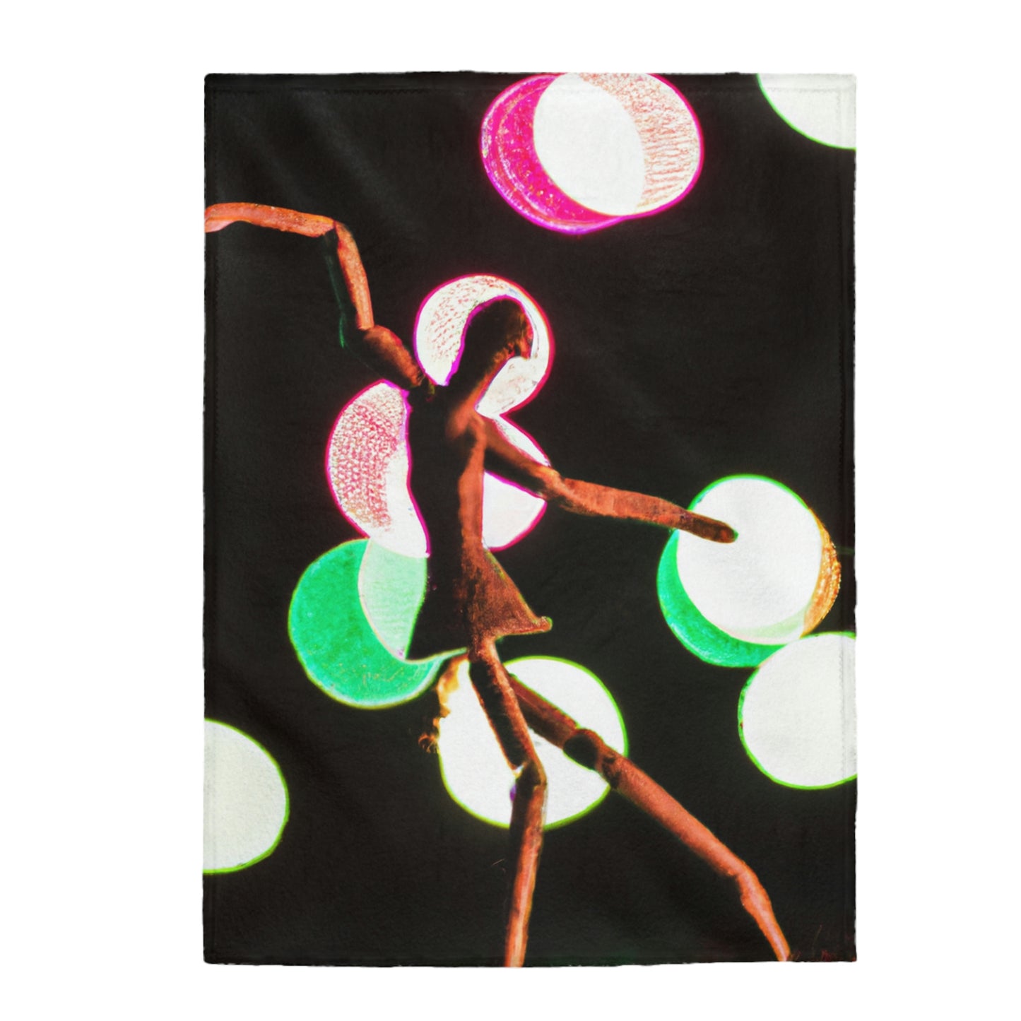 "Dancing in a Starry Shower". - The Alien Velveteen Plush Blanket