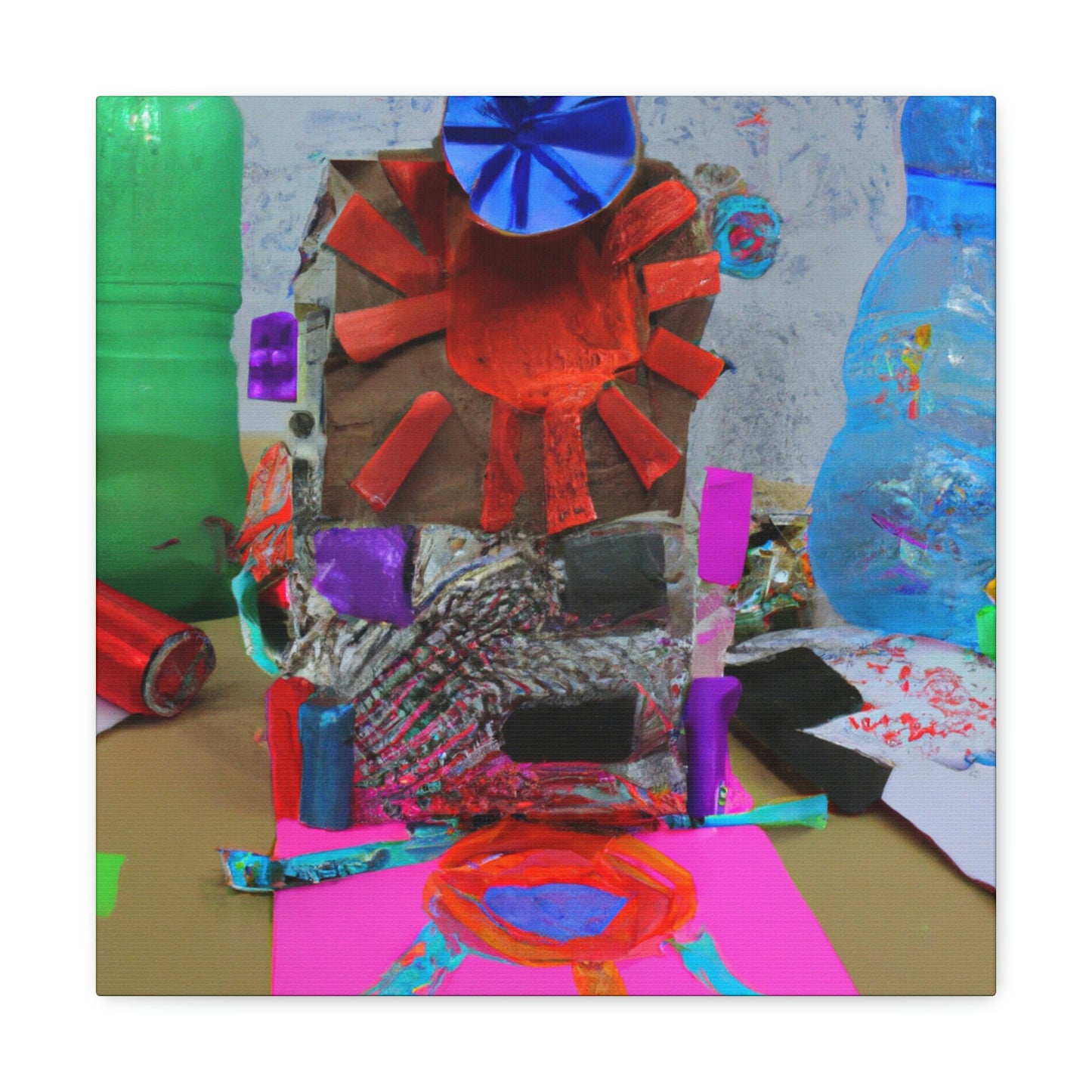 "Making Art from Waste: A 3D Upcycle" - The Alien Canva