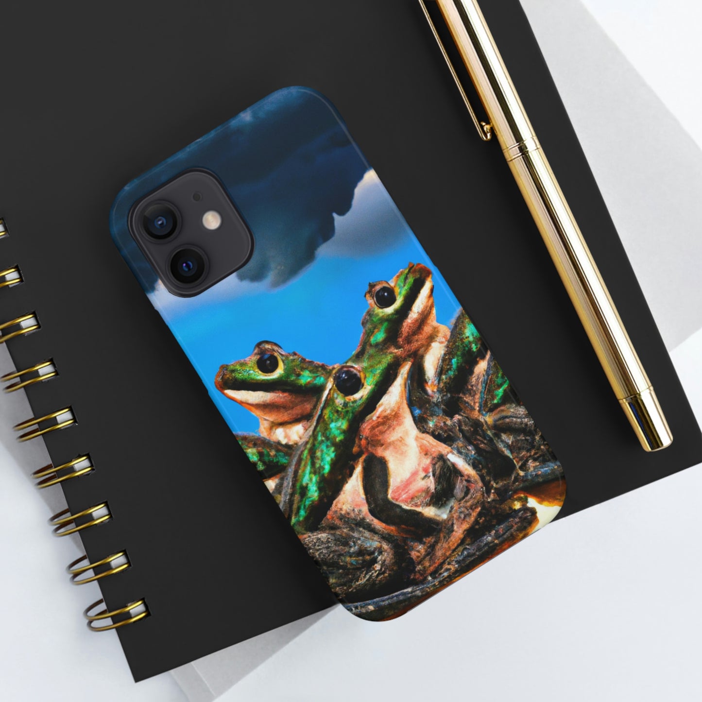 "A Frog Chorus in the Thunderstorm" - The Alien Tough Phone Cases