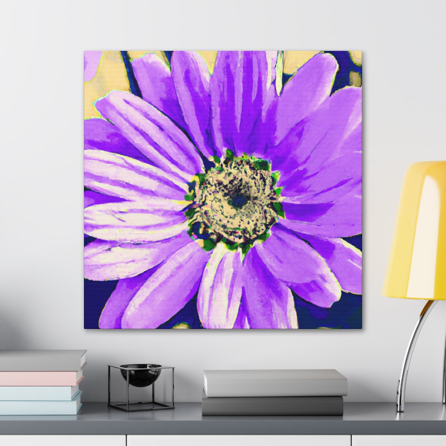 Purple Petals Popping: Create an Eye-Catching Daisy-Rose Fusion - The Alien Canva