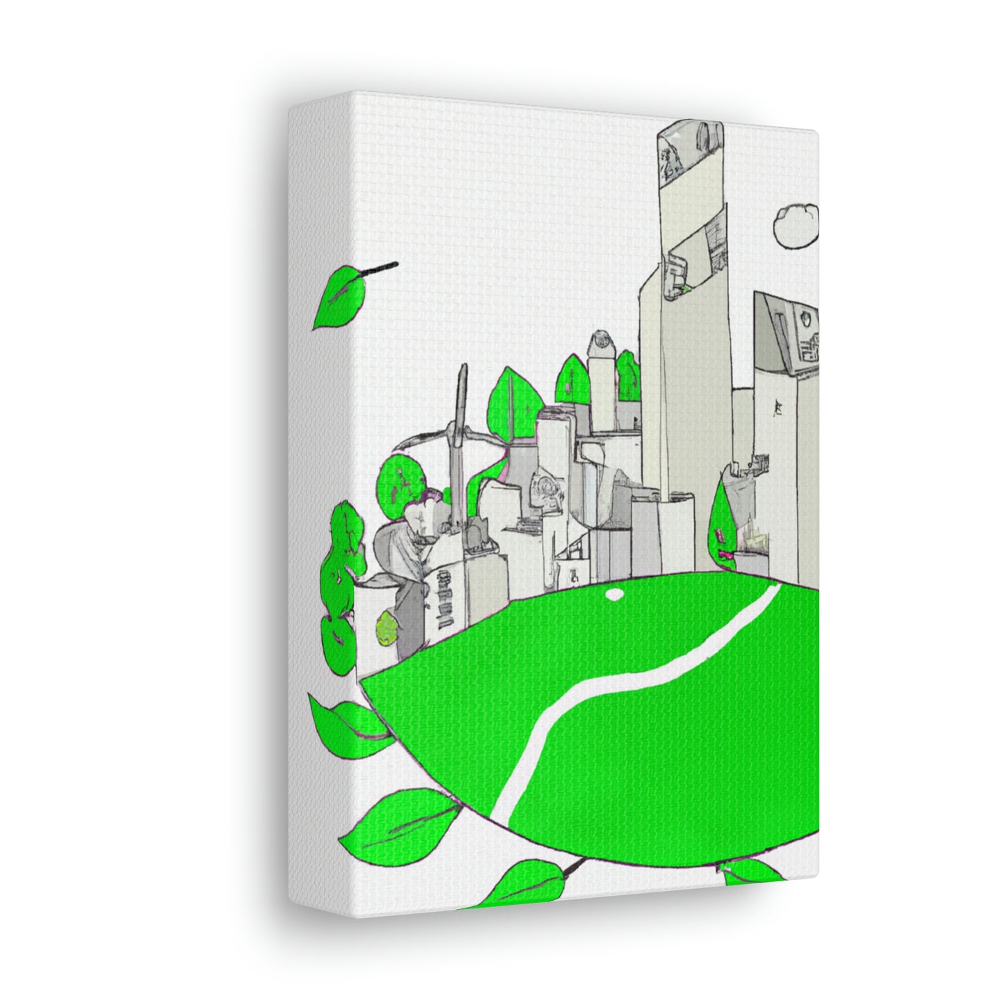 "Building A Better Tomorrow: Designing a Sustainable City of the Future" - The Alien Canva