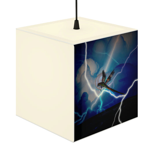 „Draco im Sturm“ – Die Alien Light Cube Lampe