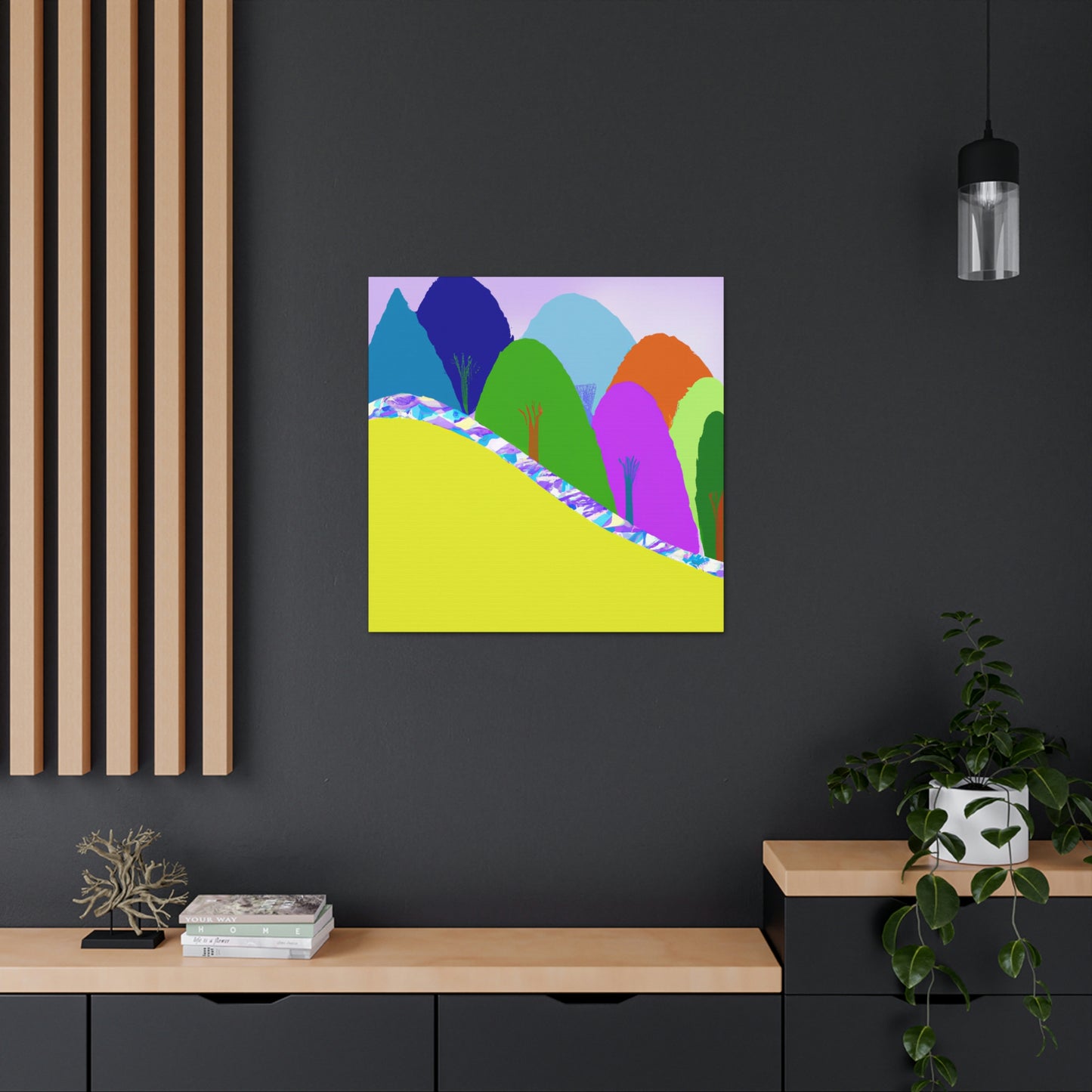 Mountain Optimism Artist - Canvas