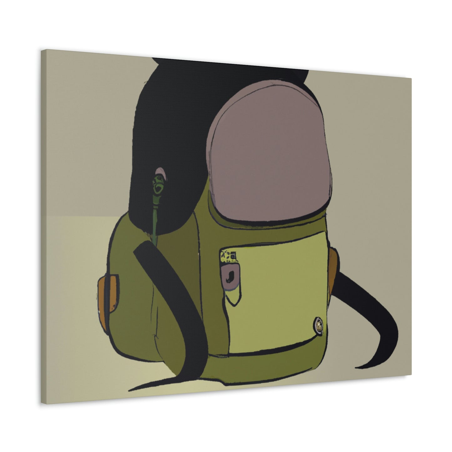 "Mochila con personalidad" - The Alien Canva