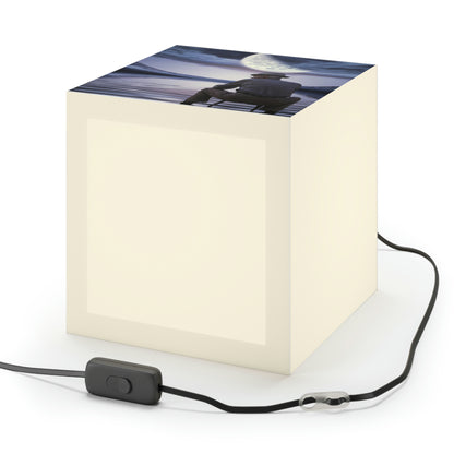 Moonlight Reflections on a Quiet Lake - The Alien Light Cube Lamp