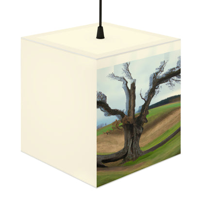 "A Shadow in the Meadow: The Last Standing Tree" - The Alien Light Cube Lamp