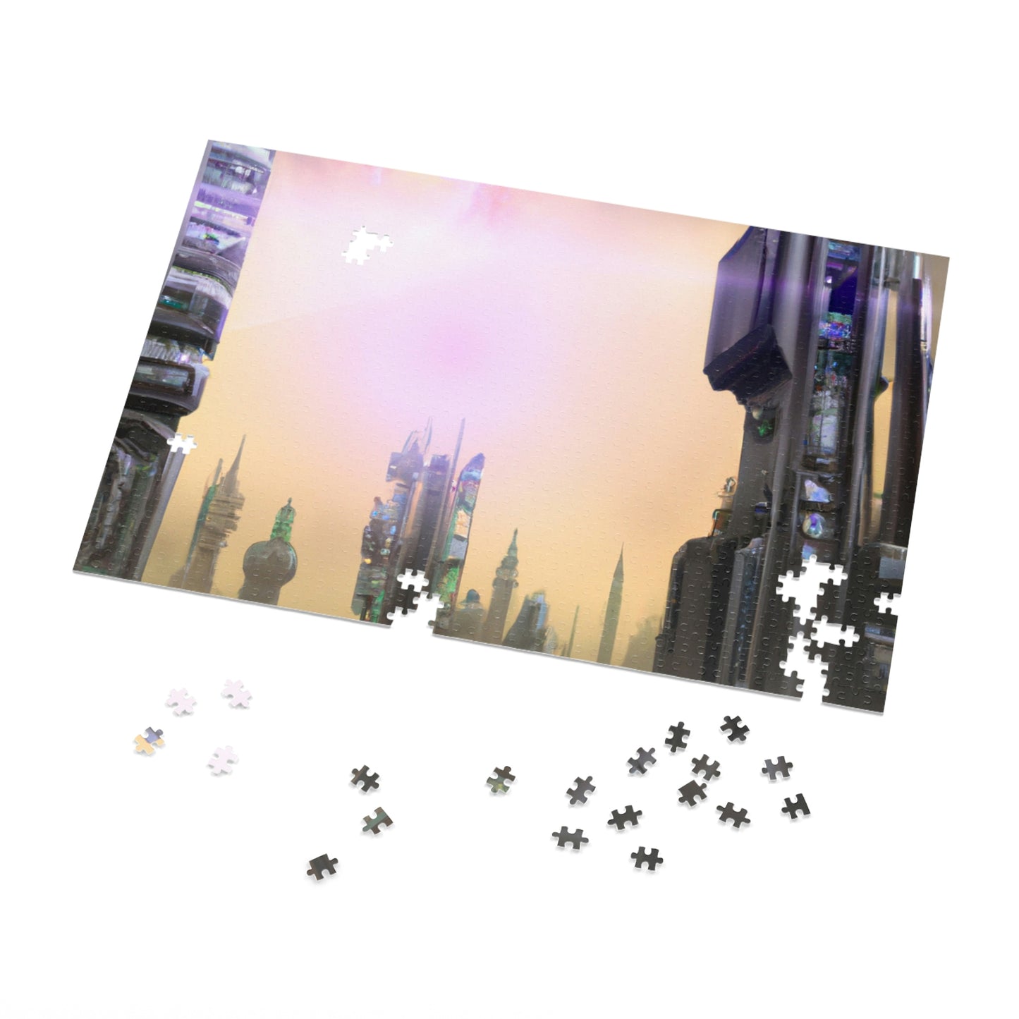 "Lost in the Cosmic Mist" - The Alien Jigsaw Puzzle