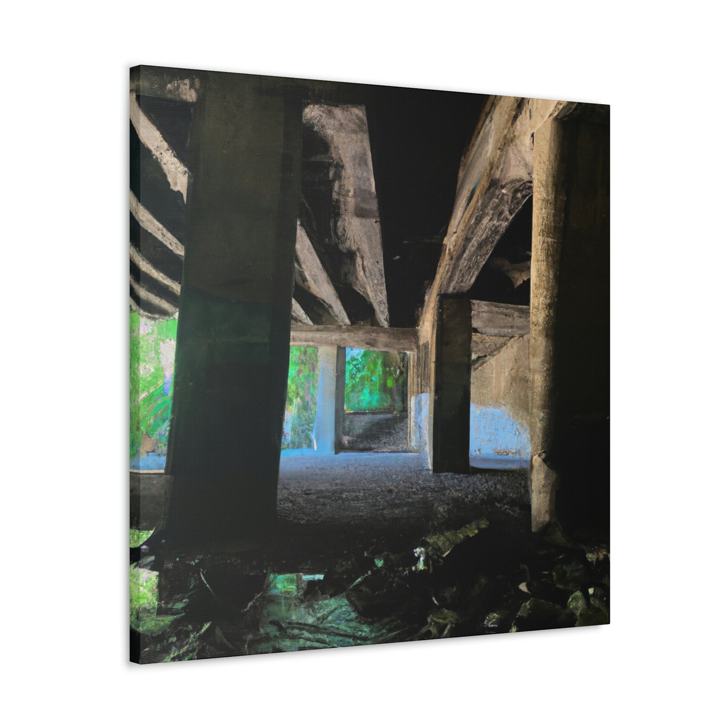 Treasure Under the Bridge - The Alien Canva