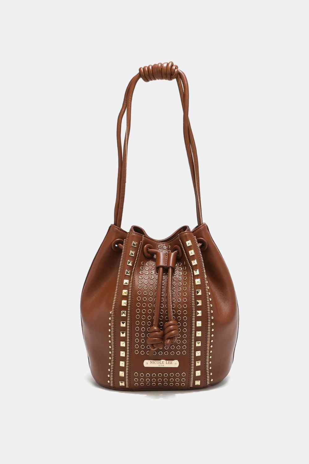 Nicole Lee USA Bolso bombonera Amy con tachuelas