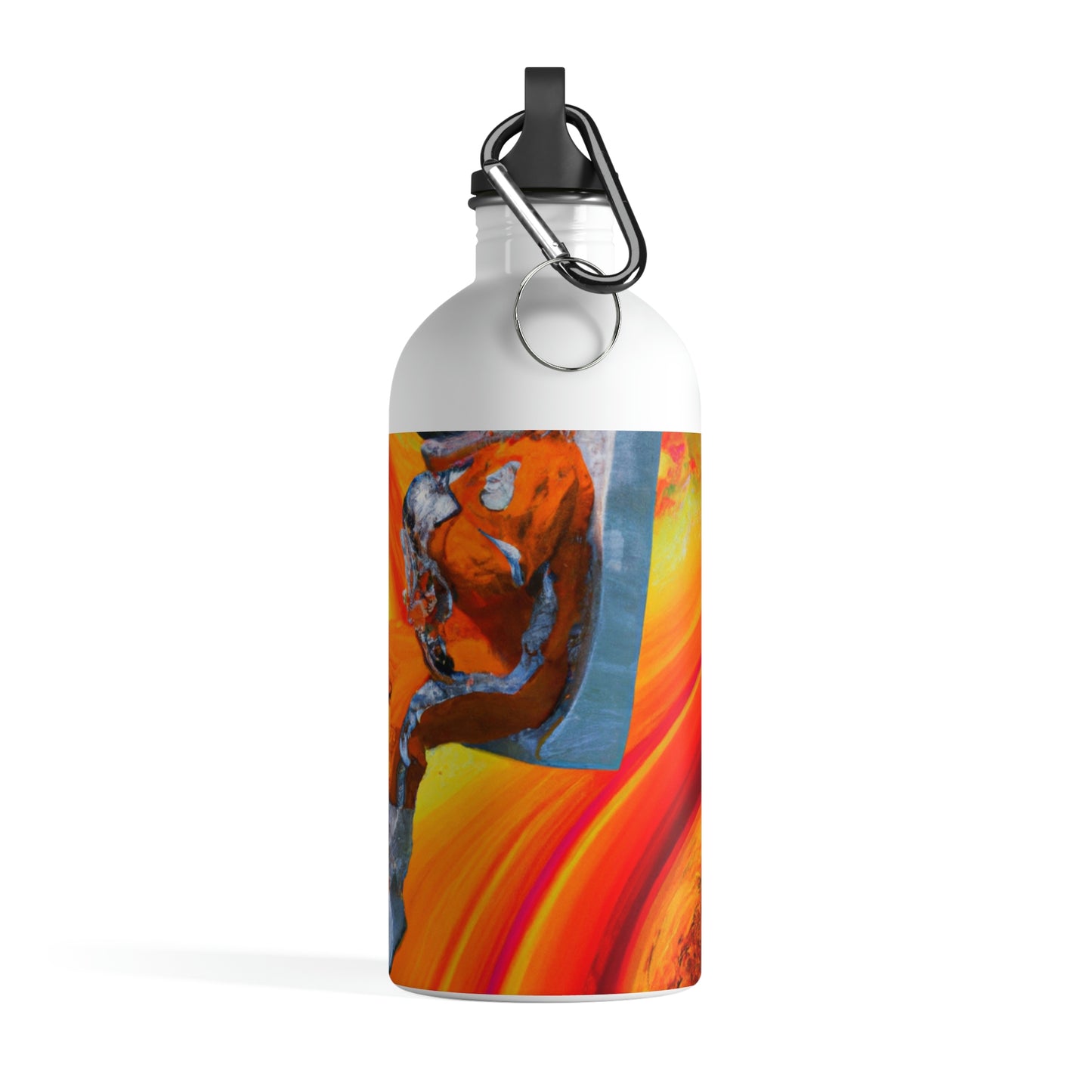 "Journeying in the Burning Orange Galaxy" - Die Alien-Wasserflasche aus Edelstahl