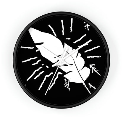 Lost in the Shadows: The White Feather's Journey - The Alien Wall Clock