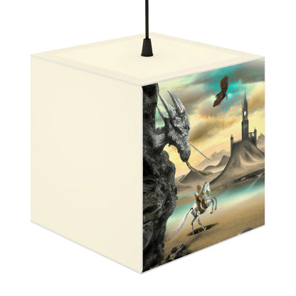 The Knight and the Dragon's Throne - The Alien Light Cube Lamp