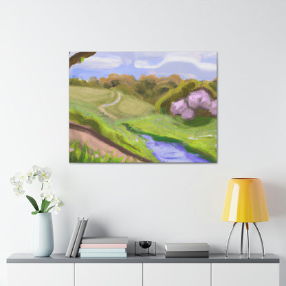 "Alive and Thriving: A Nature Painting" - Canvas