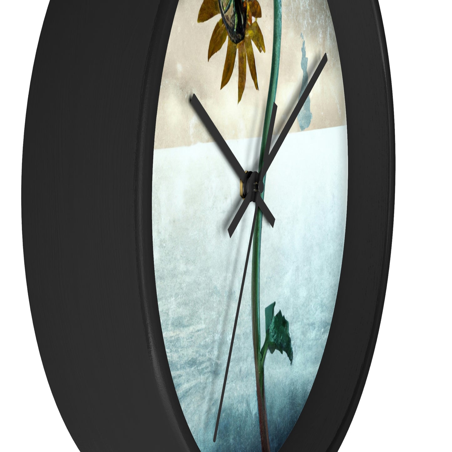 "Fighting the Frost: A Flower's Story" - The Alien Wall Clock