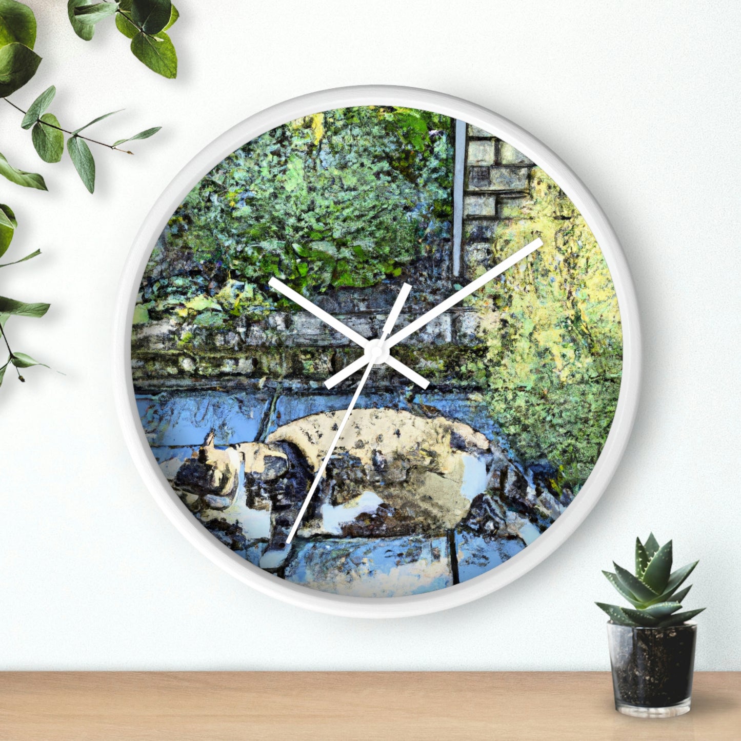 "A Cat's Life of Luxury" - The Alien Wall Clock
