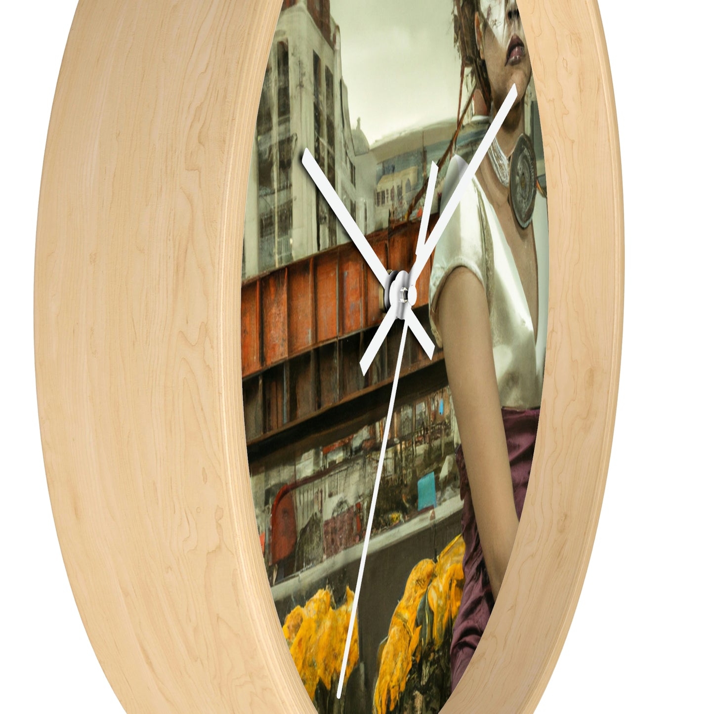 "ChronoTown: Where Time Stands Still" - The Alien Wall Clock