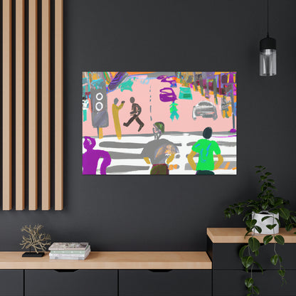 "Los sonidos del verano: una sinfonía de las calles de la ciudad" - Canvas