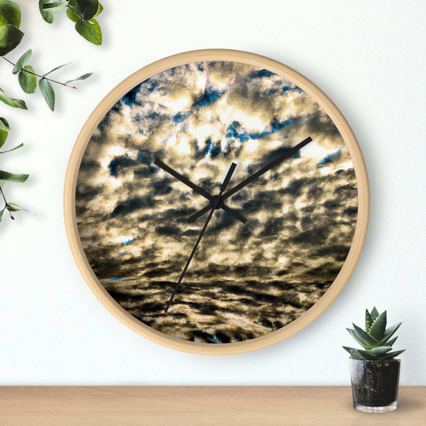 "Un reflejo de Celestial Mirage". - El reloj de pared alienígena