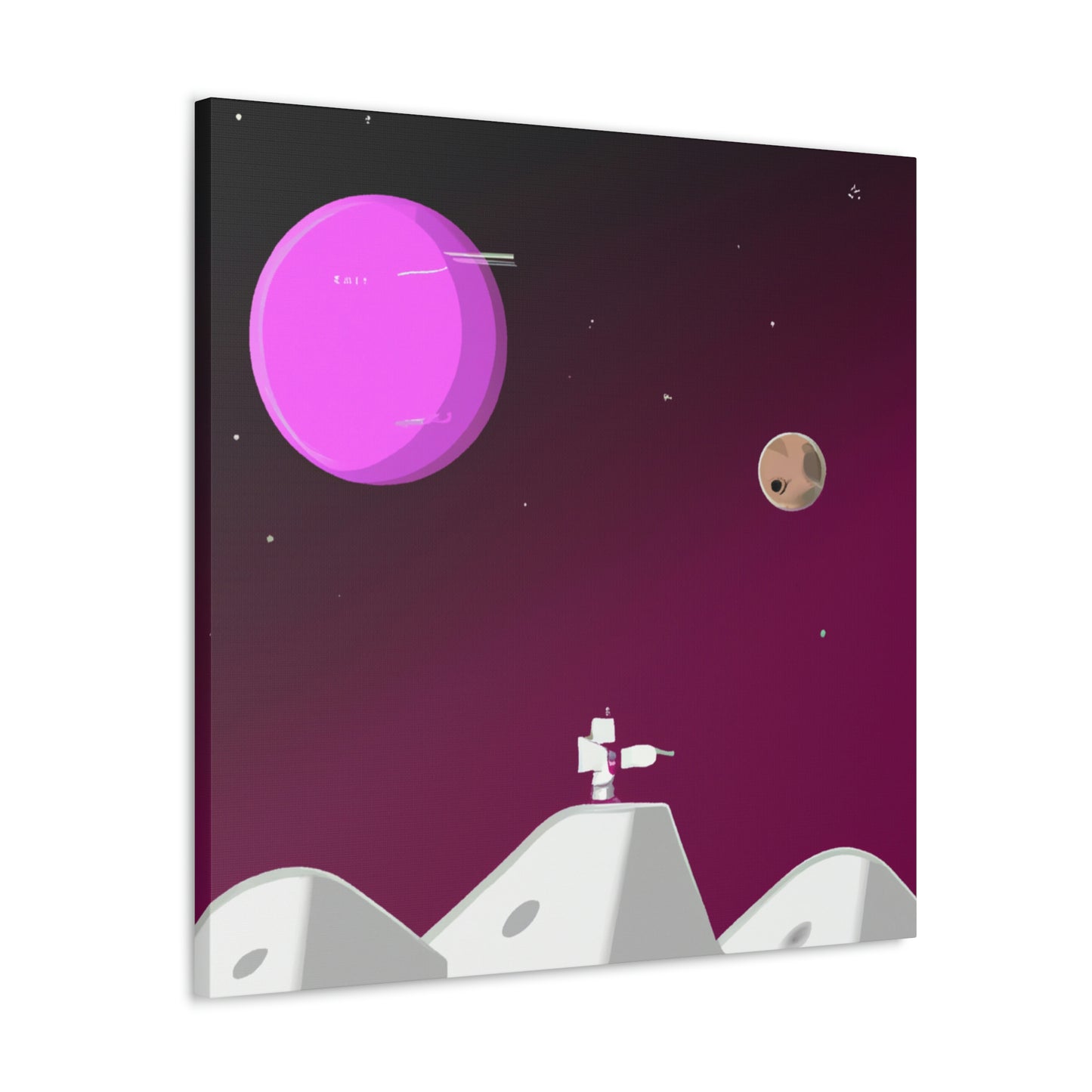 "Una odisea lunar: explorando otro mundo" - The Alien Canva