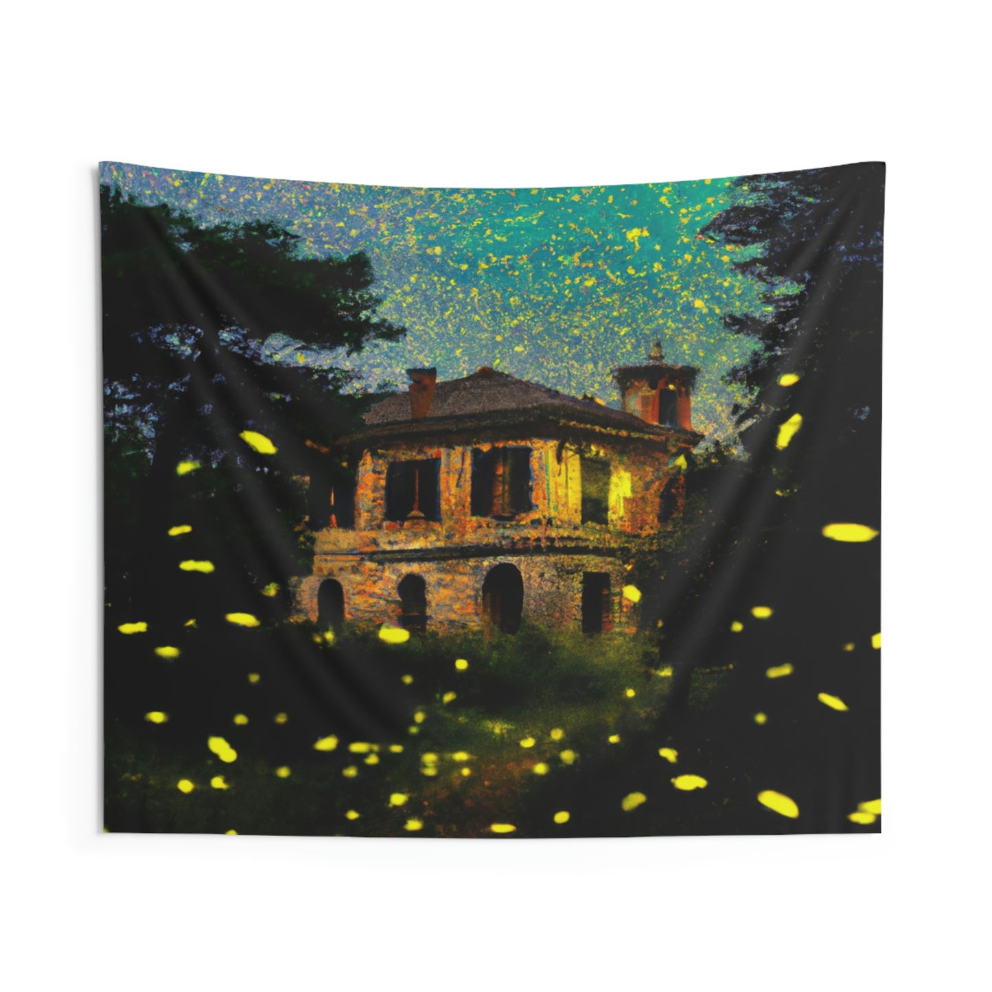 "A Shining Embrace of Fireflies" - The Alien Wall Tapestries