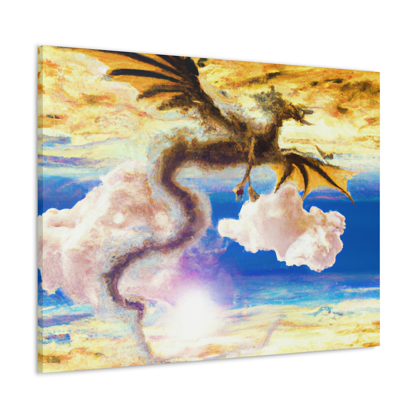 "A Heavenly Blaze with a Mystic Dragon" - The Alien Canva