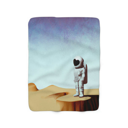 "Alone in an Unknown Galaxy" - The Alien Sherpa Fleece Blanket