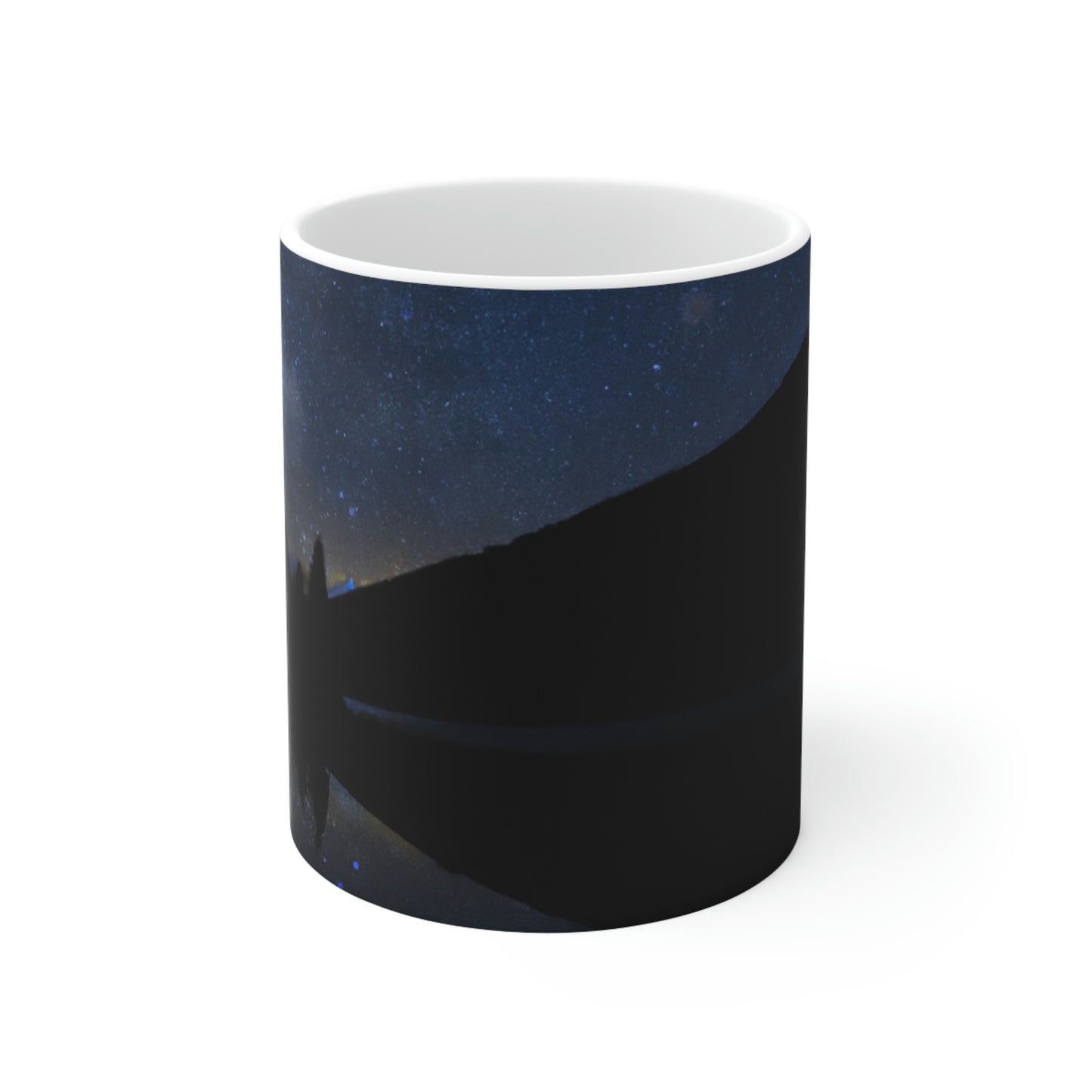 "A Starlit Tranquility" - The Alien Ceramic Mug 11 oz