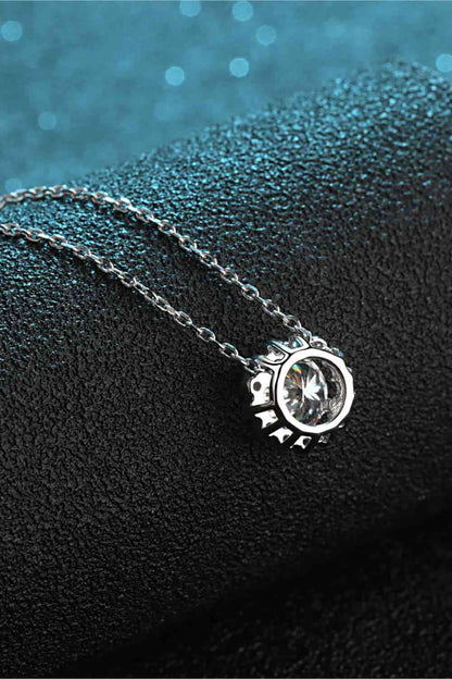 3 Carat Moissanite 925 Sterling Silver Necklace