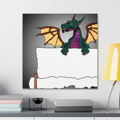 "Dragon's Secret Message" - The Alien Canva