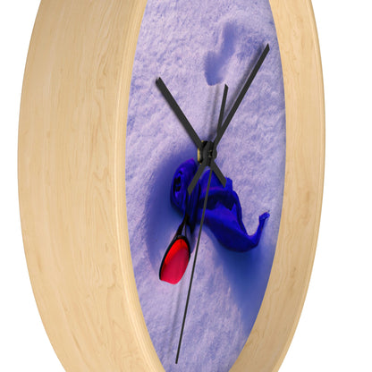 "Buried in the Snow: A Vivid Memory" - The Alien Wall Clock