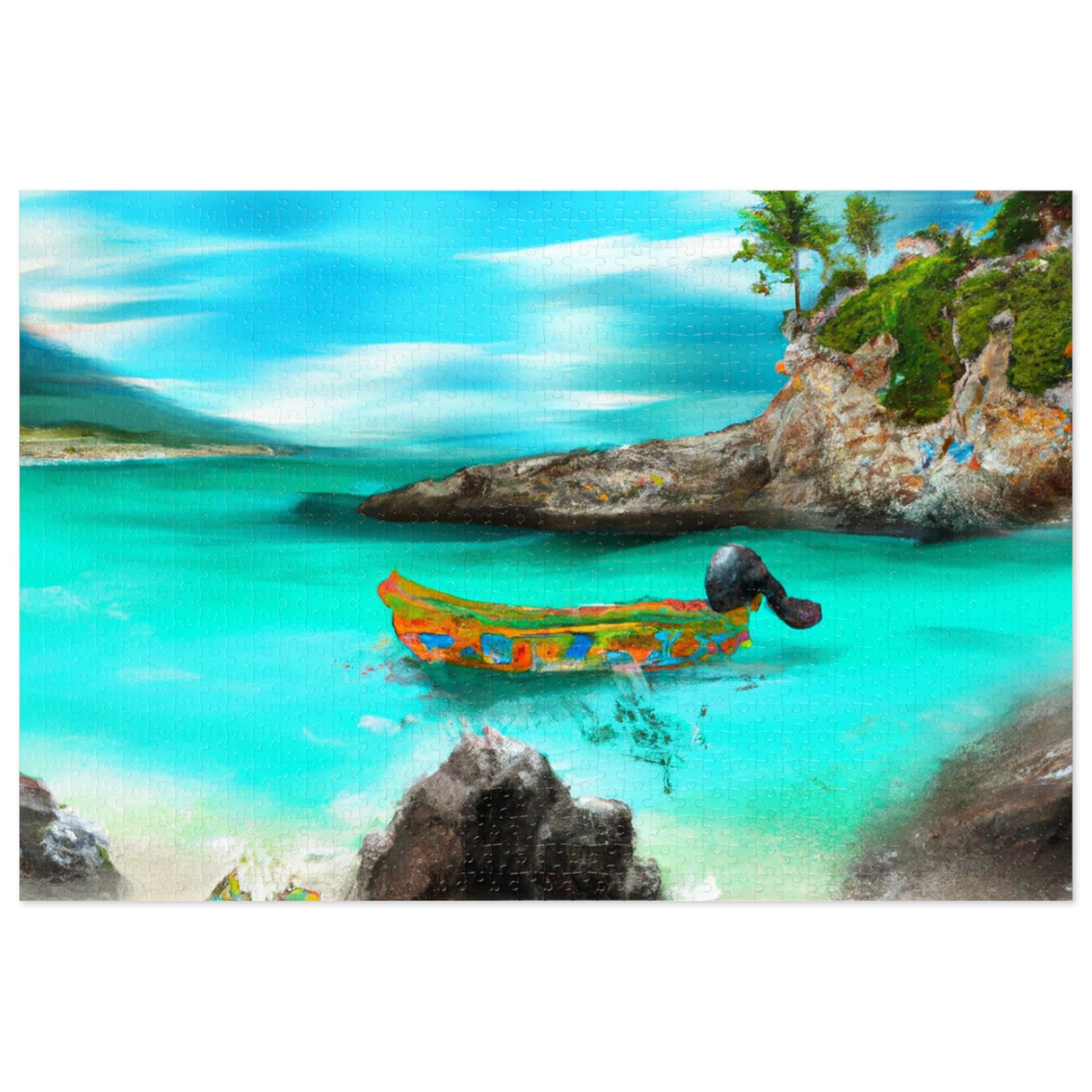 "Caribbean Fiesta on the Beach - A Digital Exploration of Mexican Culture" - The Alien Jigsaw Puzzle