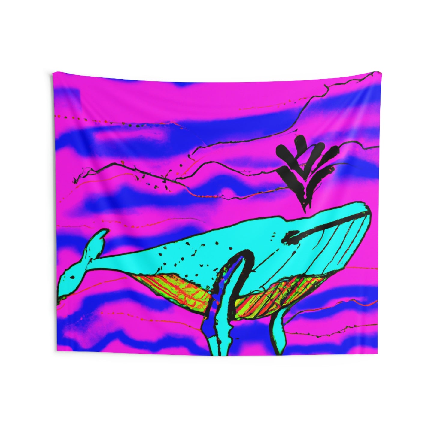 "Glow of the Neon Sea" - The Alien Wall Tapestries