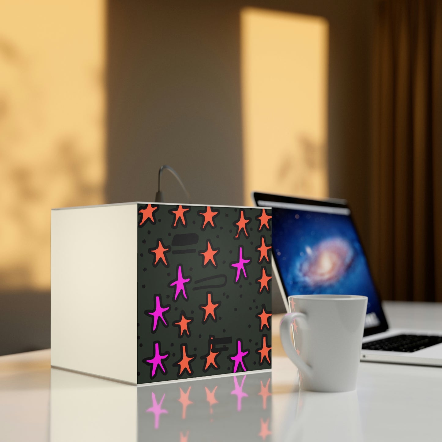 "Abandoned in the Glittering Night Sky" - The Alien Light Cube Lamp