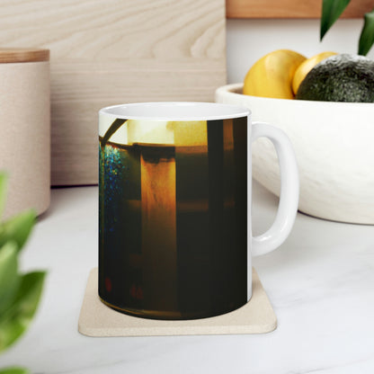 The Unexpected Elevator - The Alien Taza de cerámica 11 oz