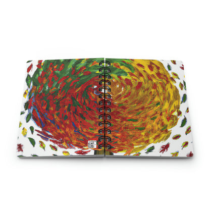 "Autumnal Whirl" - The Alien Spiral Bound Journal