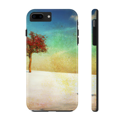 "Alone in the Snowy Meadow" - The Alien Tough Phone Cases