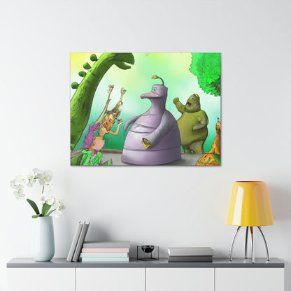 "Intergalactic Zoo Adventures" - The Alien Canva