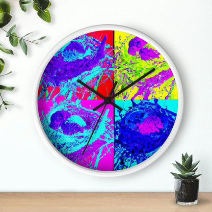 "A Rainbow of Feathered Friends" - The Alien Wall Clock